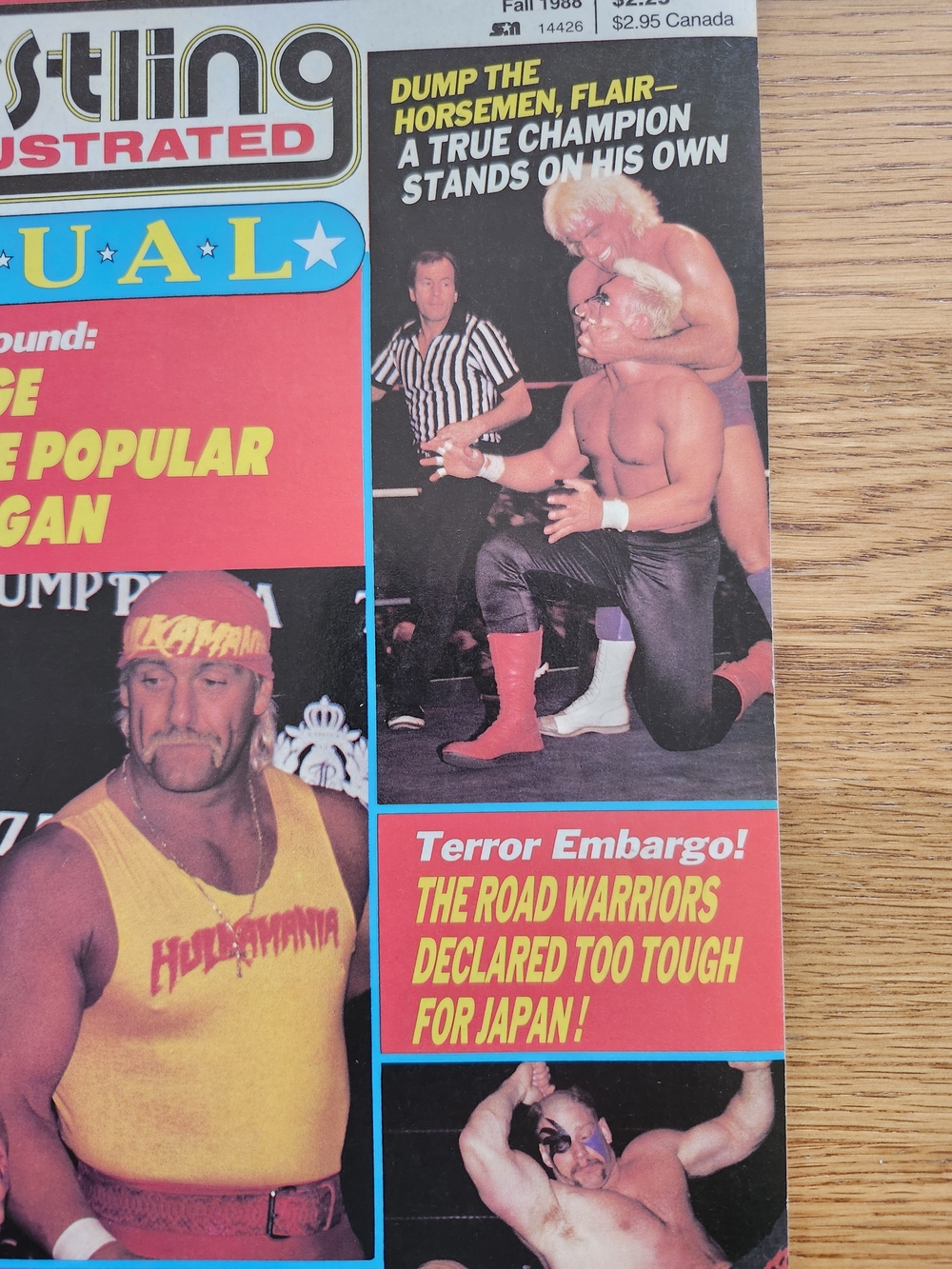 PWI Annual 1988 Featuring Hulk Hogan & Randy Savage Ric Flair Road Warriors - Picture 3 of 11